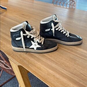 Golden Goose Black and White Casual Sneakers